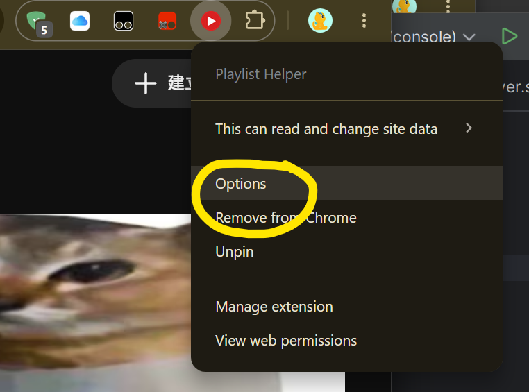 Open Helper via option button